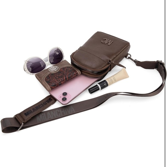 Brown sling bag - Picture 6 of 7